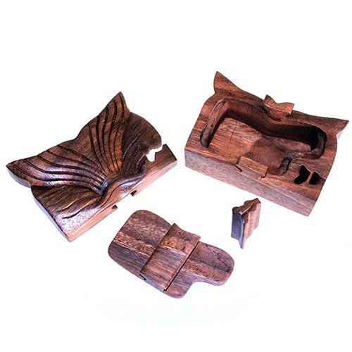 (image for) Whale Tail-fin Bali Magic Box Puzzle