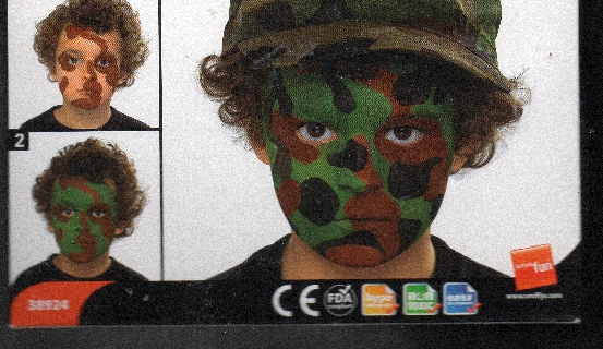 (image for) Camouflage Face Paint Kit