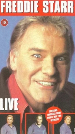 Freddie Starr Live for the first time video cert 18 (image for) Freddie Starr Live for the first time video cert 18