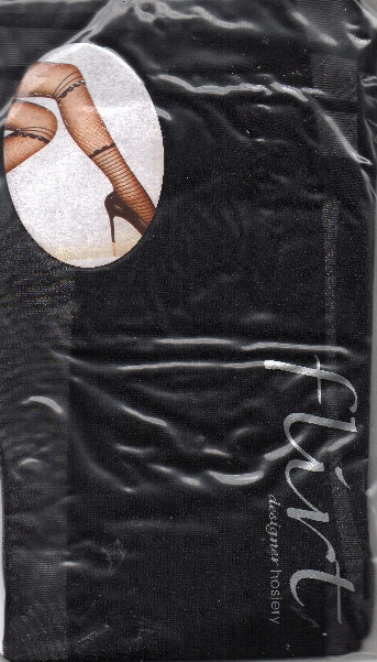 (image for) Flirt Black Designer Tights One Size