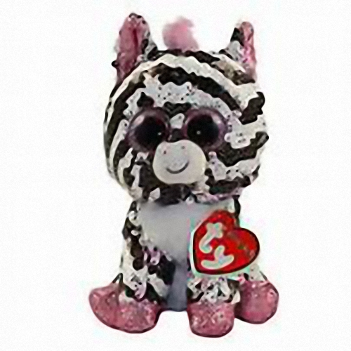 (image for) ZOEY ZEBRA Ty FLIPPABLES Sequin Beanie 6"
