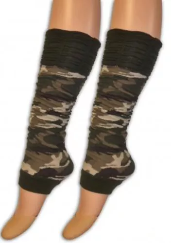 (image for) Camouflage Leg Warmers